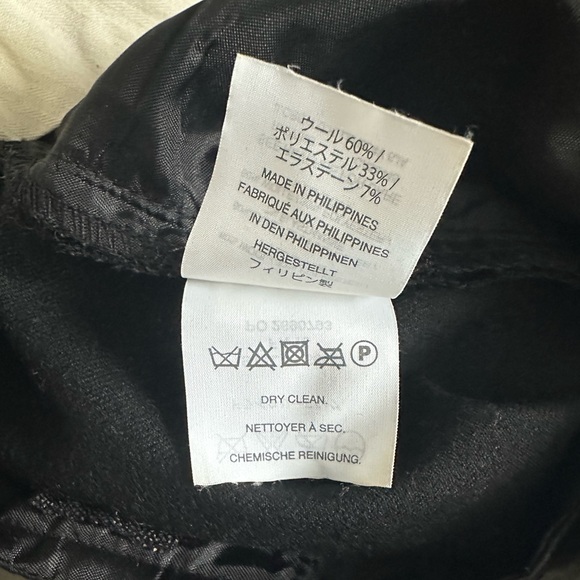 0 J.Crew super wide leg mid rise wool-blend black trouser - Picture 5 of 5